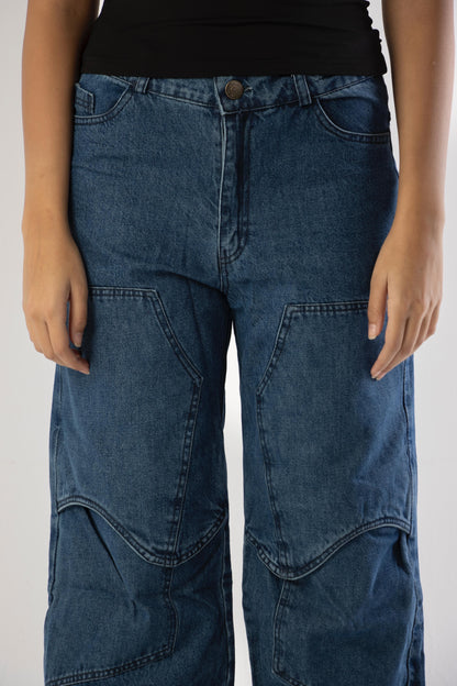 Unisex Wide Leg Jeans